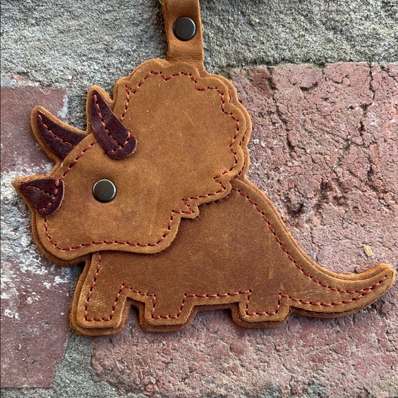 Portland Leather Goods Jasper Dino Tassel Bag Charm - Picture 2 of 7